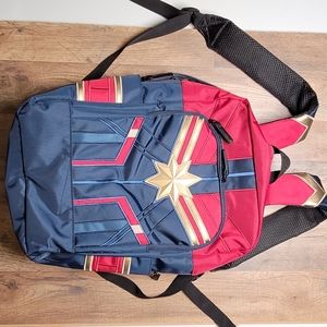 Captain Marvel Backpack NWOT